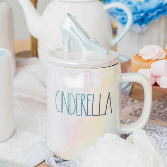 Disney Collection by Rae Dunn Luster Cinderella Mug with Glass Slipper Topper - Picture 8 of 8